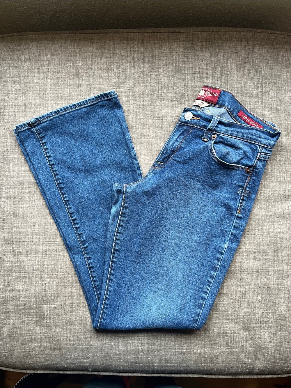 Lucky Brand Low Rise Boot Cut Jeans Sophia Boot 8/29